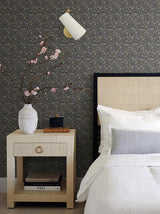 Wallpaper Tapestry Wallpaper // Black & Beige