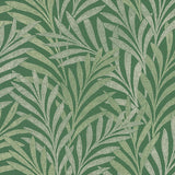 Wallpaper Tea Leaves Stripe Wallpaper // Green