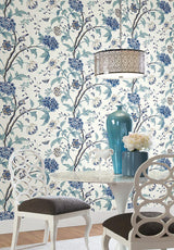 Wallpaper Teahouse Floral Wallpaper // Green