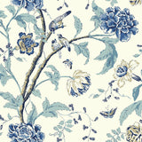 Wallpaper Teahouse Floral Wallpaper // Green