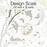 Wallpaper Teahouse Floral Wallpaper // Neutral