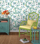Wallpaper Temple Garden Peel & Stick Wallpaper // Bardados Green