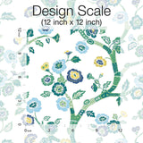 Wallpaper Temple Garden Peel & Stick Wallpaper // Bardados Green