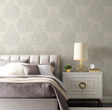 Wallpaper Tender Wallpaper // Cream & Silver