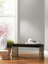Wallpaper Textile Sisal Grasscloth Wallpaper // Dark Grey