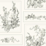Wallpaper The Magnolia Wallpaper // Grey & Off White
