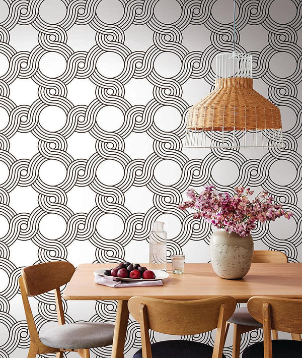 Wallpaper The Twist Wallpaper // Black