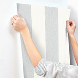 Wallpaper Thread Stripe Wallpaper // Navy