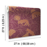 Wallpaper Tibetan Tigers Wallpaper // Orange & Gold