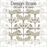 Wallpaper Tracery Blooms Wallpaper // White