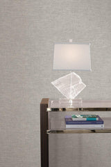 Wallpaper Trapunto Texture Wallpaper // Grey