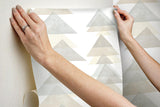 Wallpaper Triangles Peel & Stick Wallpaper // Neutral
