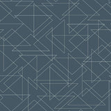 Wallpaper Triangulation Peel & Stick Wallpaper // Navy