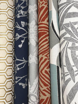 Wallpaper Tribal Print Wallpaper // Red & Tan