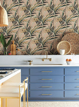 Wallpaper Tropical Paradise Wallpaper // Blush
