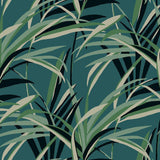Wallpaper Tropical Paradise Wallpaper // Green & Teal