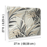 Wallpaper Tropical Paradise Wallpaper // Taupe