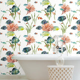 Wallpaper Tropical Reef Peel & Stick Wallpaper // Multicolor
