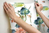 Wallpaper Tropical Reef Peel & Stick Wallpaper // Multicolor