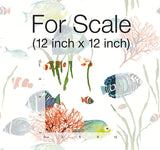 Wallpaper Tropical Reef Peel & Stick Wallpaper // Multicolor