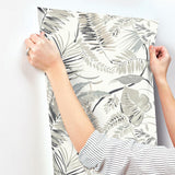 Wallpaper Tropical Toss Wallpaper // White