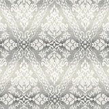 Wallpaper Tudor Diamond Damask Wallpaper // Black