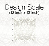 Wallpaper Tudor Diamond Damask Wallpaper // Grey