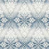 Wallpaper Tudor Diamond Damask Wallpaper // Navy