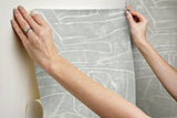 Wallpaper Urban Chalk Peel & Stick Wallpaper // Grey