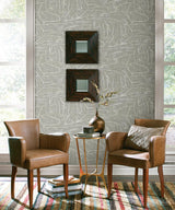 Wallpaper Urban Chalk Peel & Stick Wallpaper // Grey