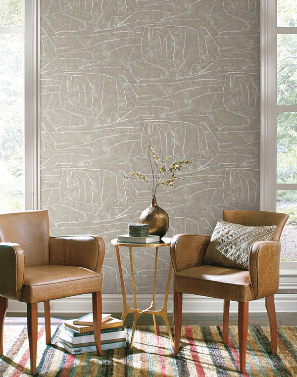 Wallpaper Urban Chalk Peel & Stick Wallpaper // Neutral
