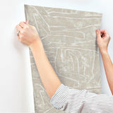 Wallpaper Urban Chalk Peel & Stick Wallpaper // Neutral