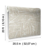 Wallpaper Urban Chalk Peel & Stick Wallpaper // Neutral