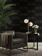 Wallpaper Vanishing Wallpaper // Black & Copper