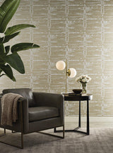 Wallpaper Velveteen Wallpaper // Gold & Neutral