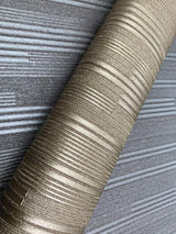 Wallpaper Vertical Plumb Wallpaper // Charcoal Metallic