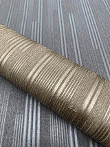 Wallpaper Vertical Plumb Wallpaper // Soft Gold Metallic