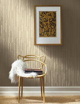 Wallpaper Vertical Plumb Wallpaper // Soft Gold Metallic