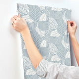 Wallpaper Vinca Wallpaper // Blue