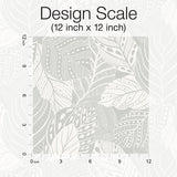 Wallpaper Vinca Wallpaper // Grey