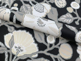 Wallpaper Vincent Poppies Wallpaper // Black & Cream