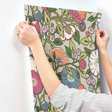 Wallpaper Vincent Poppies Wallpaper // Purple