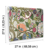 Wallpaper Vincent Poppies Wallpaper // Purple