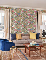 Wallpaper Vincent Poppies Wallpaper // Purple