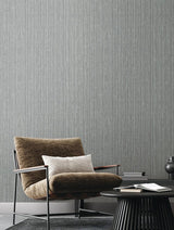 Wallpaper Vintage Tin Wallpaper // Brushed Nickel