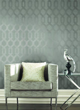 Wallpaper Viva Lounge Wallpaper // Silver Metallic