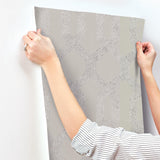 Wallpaper Viva Lounge Wallpaper // Silver Metallic