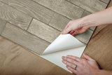 Wallpaper Warehouse Planks Peel & Stick Wallpaper // Brown