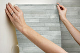 Wallpaper Warehouse Planks Peel & Stick Wallpaper // Grey