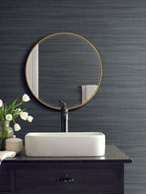 Wallpaper Washed Linen Wallpaper // Blue